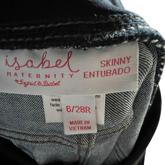 Isabel Maternity by Ingrid & Isabel Skinny Maternity Jeans Size 6/28R - Picture 5 of 11